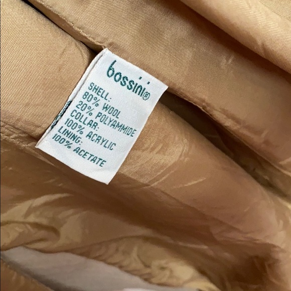 Vintage Tan/Beige Wool Coat - Picture 6 of 7